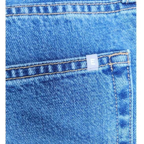 Everlane Jeans Women's 33"x25.5" The Summer Slouch Button Fly Straight Tapered - Picture 4 of 8